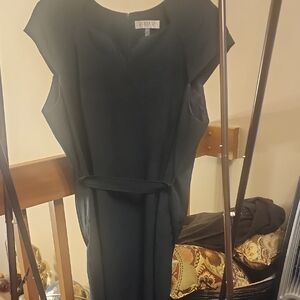Kasper Dark Green Midi Dress